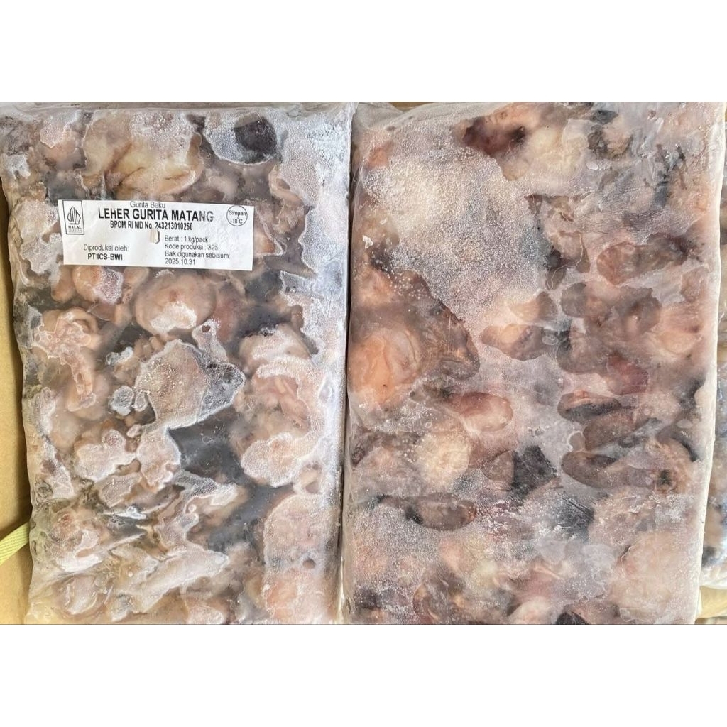 

Leher Gurita Pendek 1kg