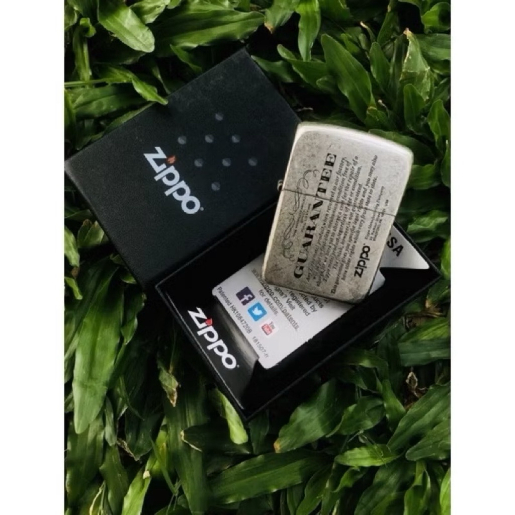 korek api antik motif guarantee + bic isiulang minyak