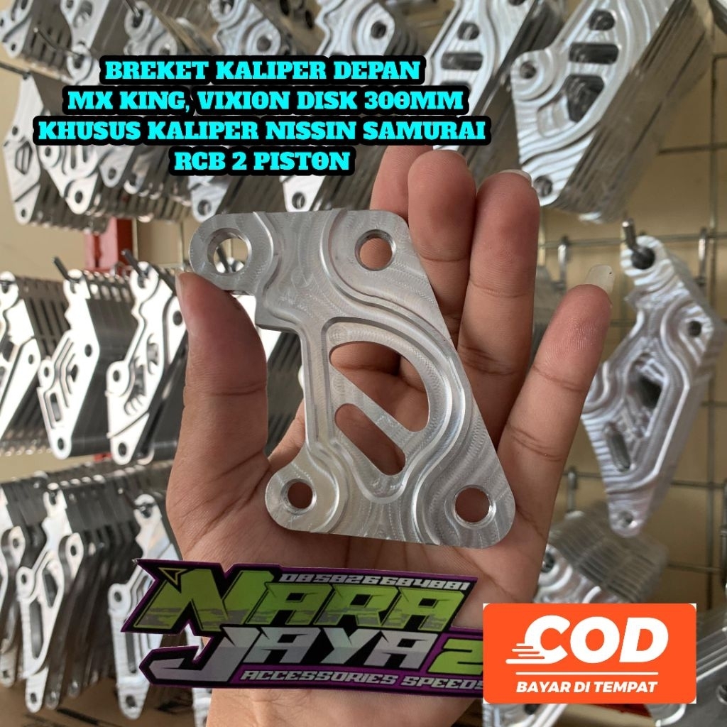 Breket kaliper RCB MX king,vixion ukuran 300mm.. Terlaris..