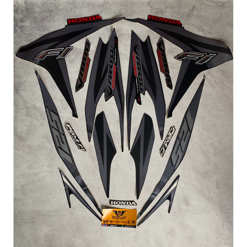 striping vario 125 old kzr 2012-2014 abu