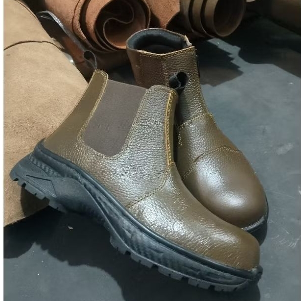 sepatu safety HUNTER Kulit