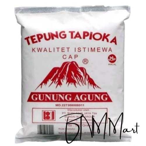 

TEPUNG TAPIOKA CAP GUNUNG AGUNG KEMASAN 500 GRAM