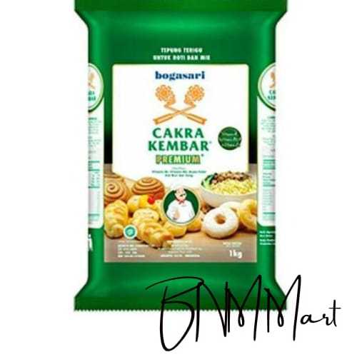 

TEPUNG TERIGU BOGASARI CAKRA KEMBAR PREMIUM KEMASAN 1000 GRAM