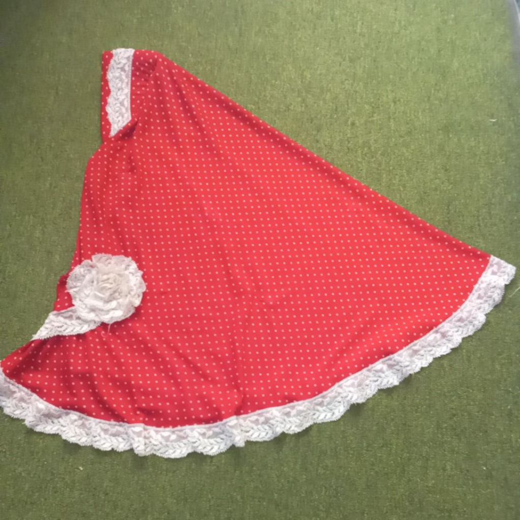 TSY JILBAB ANAK POLKADOT MERAH