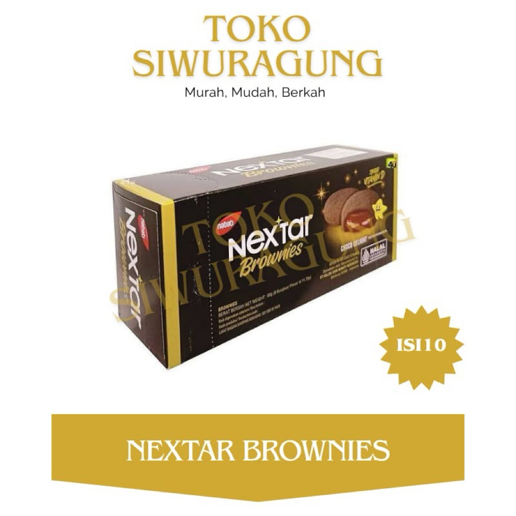 

BUNDLING 2 BOX NEXTAR NABATI BROWNIES BOX ISI 10 PCS
