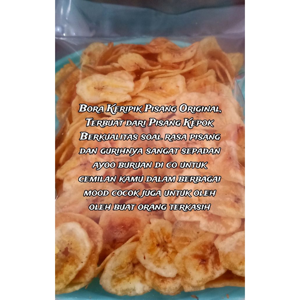 

Keripik Pisang Kepok Original 200 Gram
