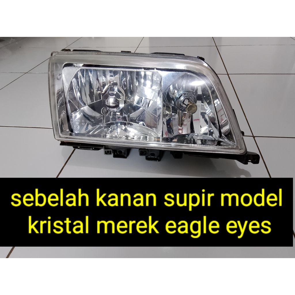 headlamp lampu depan Mercedes Benz c200 w202 kristal