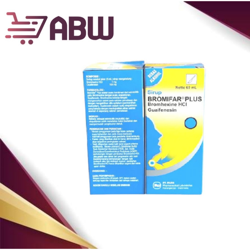 [A] Bromifar Plus Sirup 60 ml - Sirup Obat Batuk [IFARS]