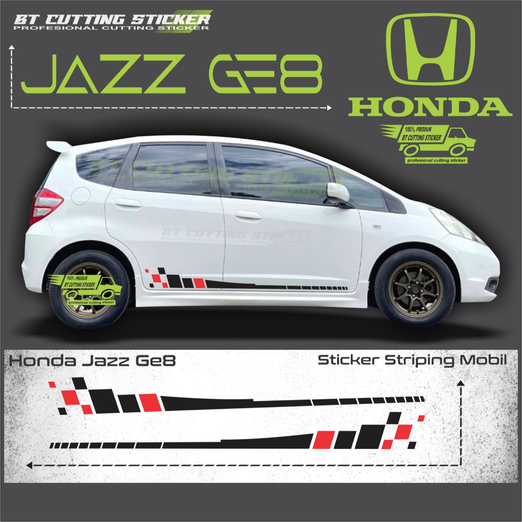 Sticker stiker honda jazz ge8 / striping honda jazz ge8 / stiker mobil keren honda jazz