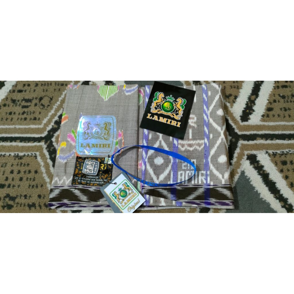 Sarung Lamiri MST Original Full Sutra Limited Edition_Hijau Army