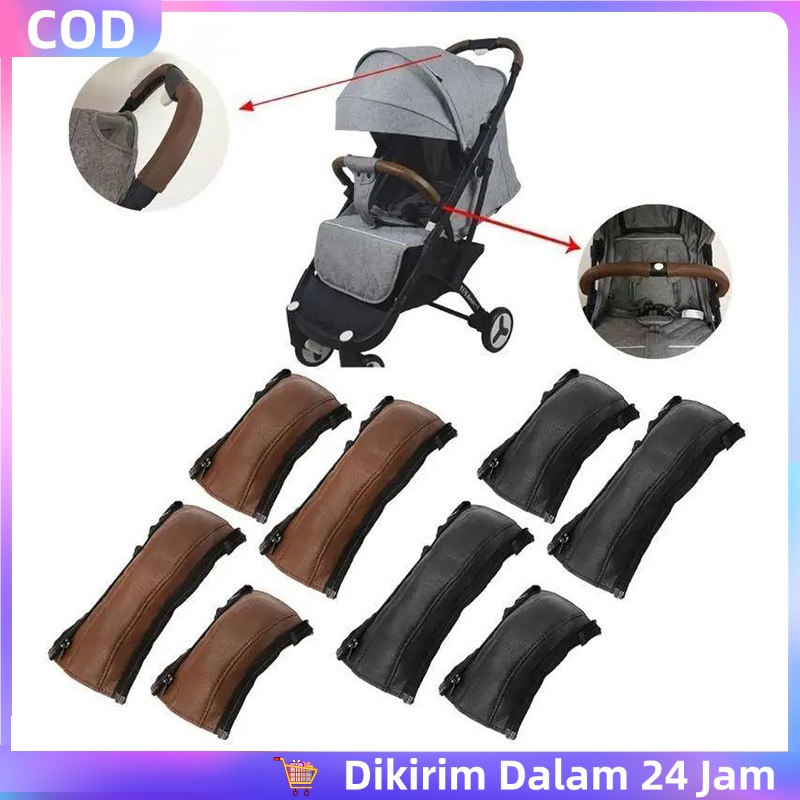 4pcs Aksesoris Stroller Sparepart Stroller Bayi Aksesoris Stoller Bayi Pelindung Pegangan Stroller