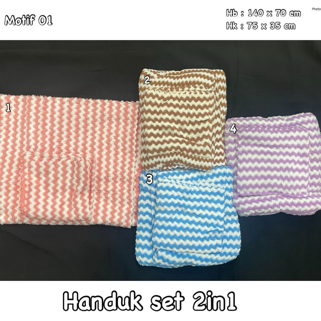 HANDUK SET 2IN1