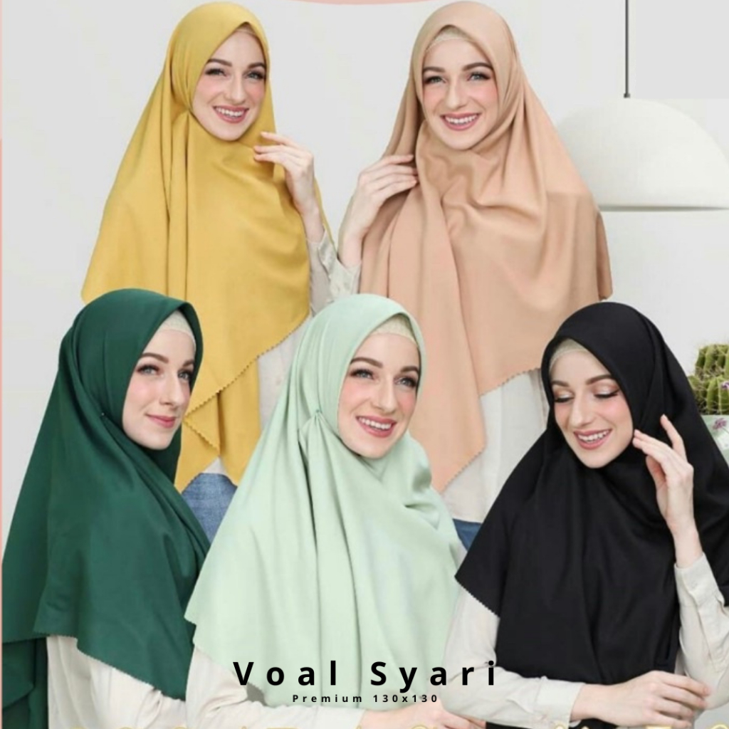 Jibab Segi empat Syari 130 x130