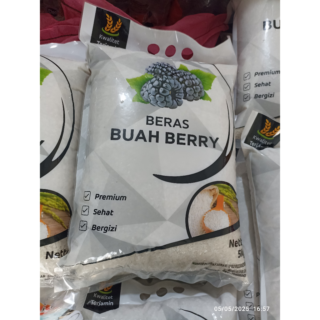 

BERAS BUAH BERRY KEMASAN 5KG