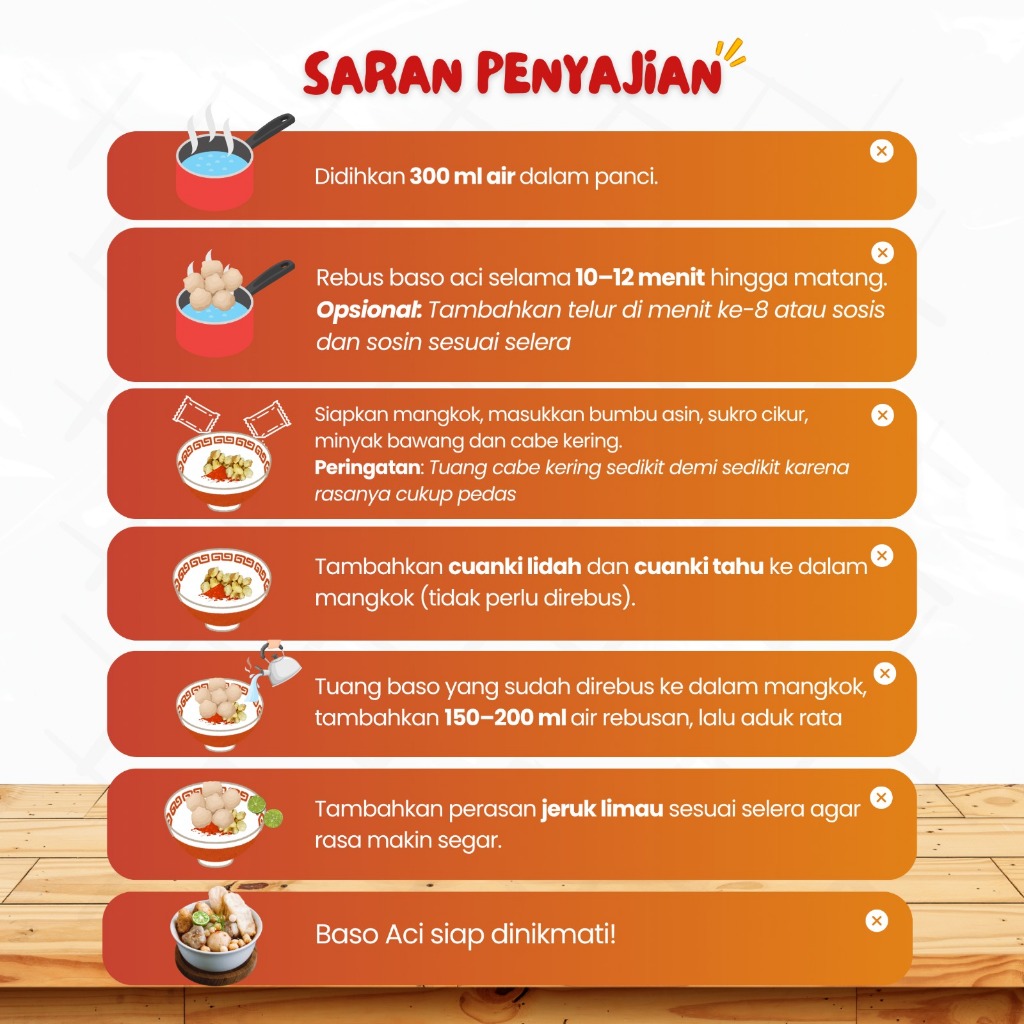 

BAH Nyai Mercon - BUNDLING (Pangsit Tulang Rangu, Cimol Mozarella, Baso Aci)