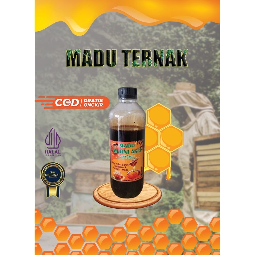 

Madu Ternak Akasia 500 Gram madu hutan asli, madu murni 100%, madu untuk stamina, madu untuk pria dewasa, madu tanpa campuran, madu hitam pahit, madu terbaik