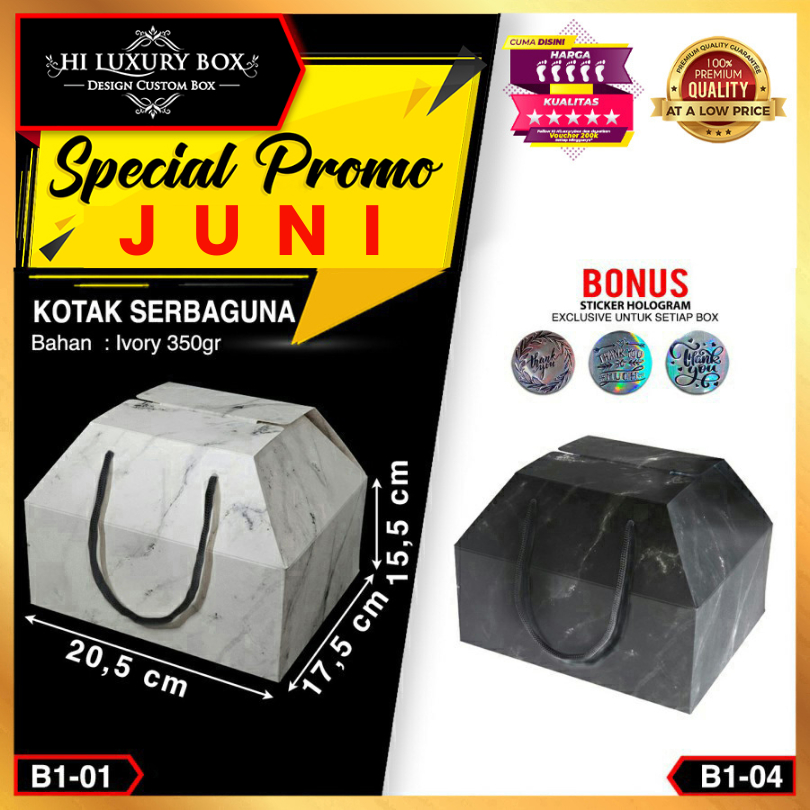 

Box Kado - Gable Box - Kotak Kado Gift Box - B1