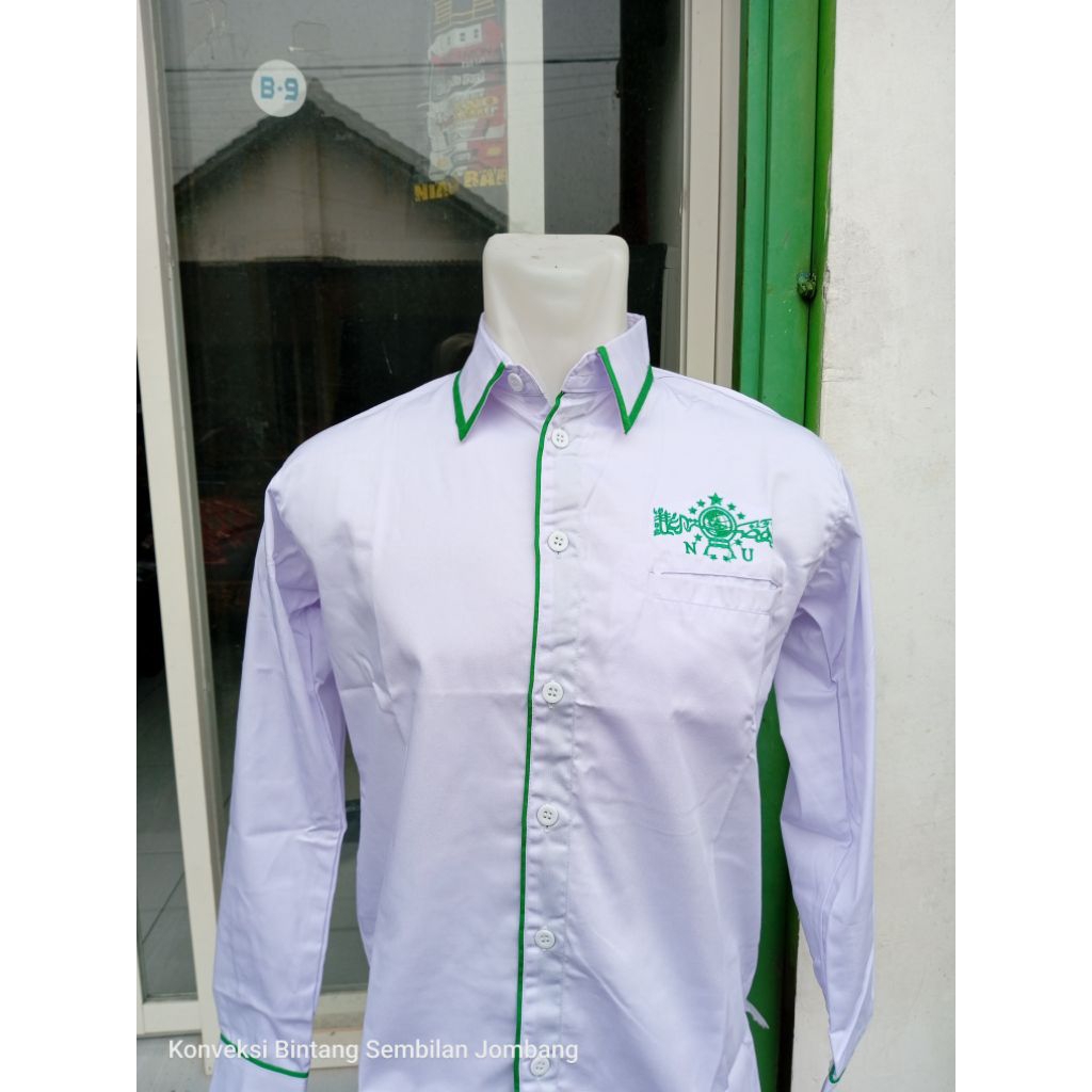 Kemeja PDH Baju Kemeja NU custome nama dan tingkatan