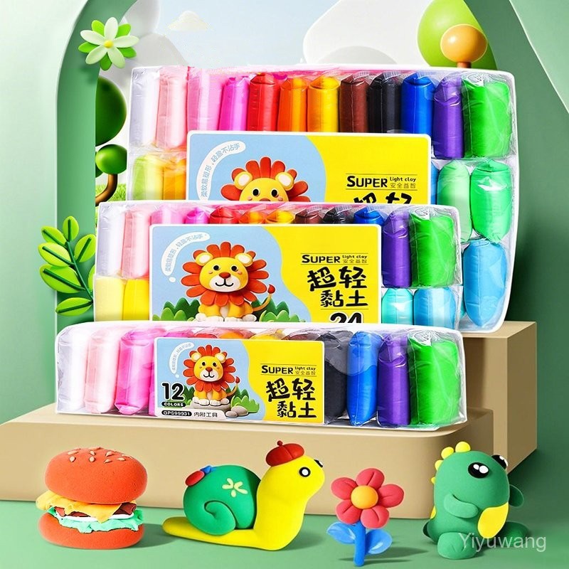 

Clay Anak 12 Warna NONTOXIC - Tanpa Bau ✨ Stimulasi Kreativitas & IQ Anak