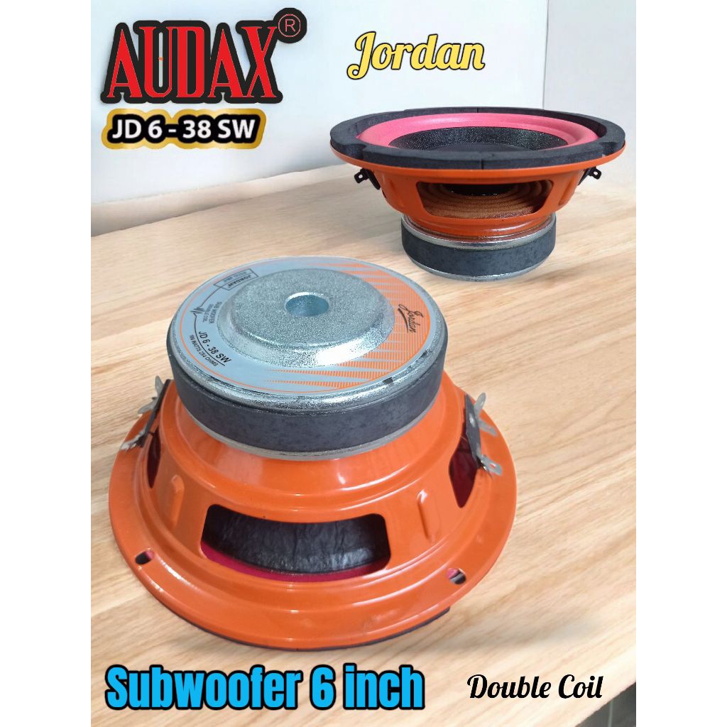 Subwoofer 6 inch Doublecoil Audax Jordan JD 6-38 SW