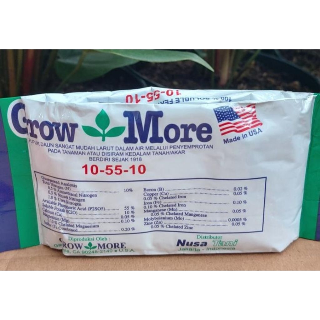 Growmore pupuk NPK untuk nutrisi bunga