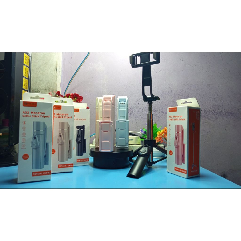 tripod tongsis mixio a33