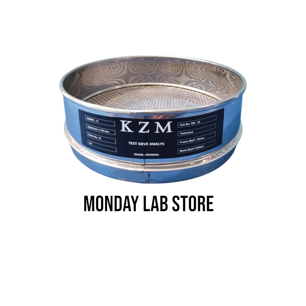 Ayakan Mesh Test Sieve Ayakan Mesh 12  Diameter 20 cm