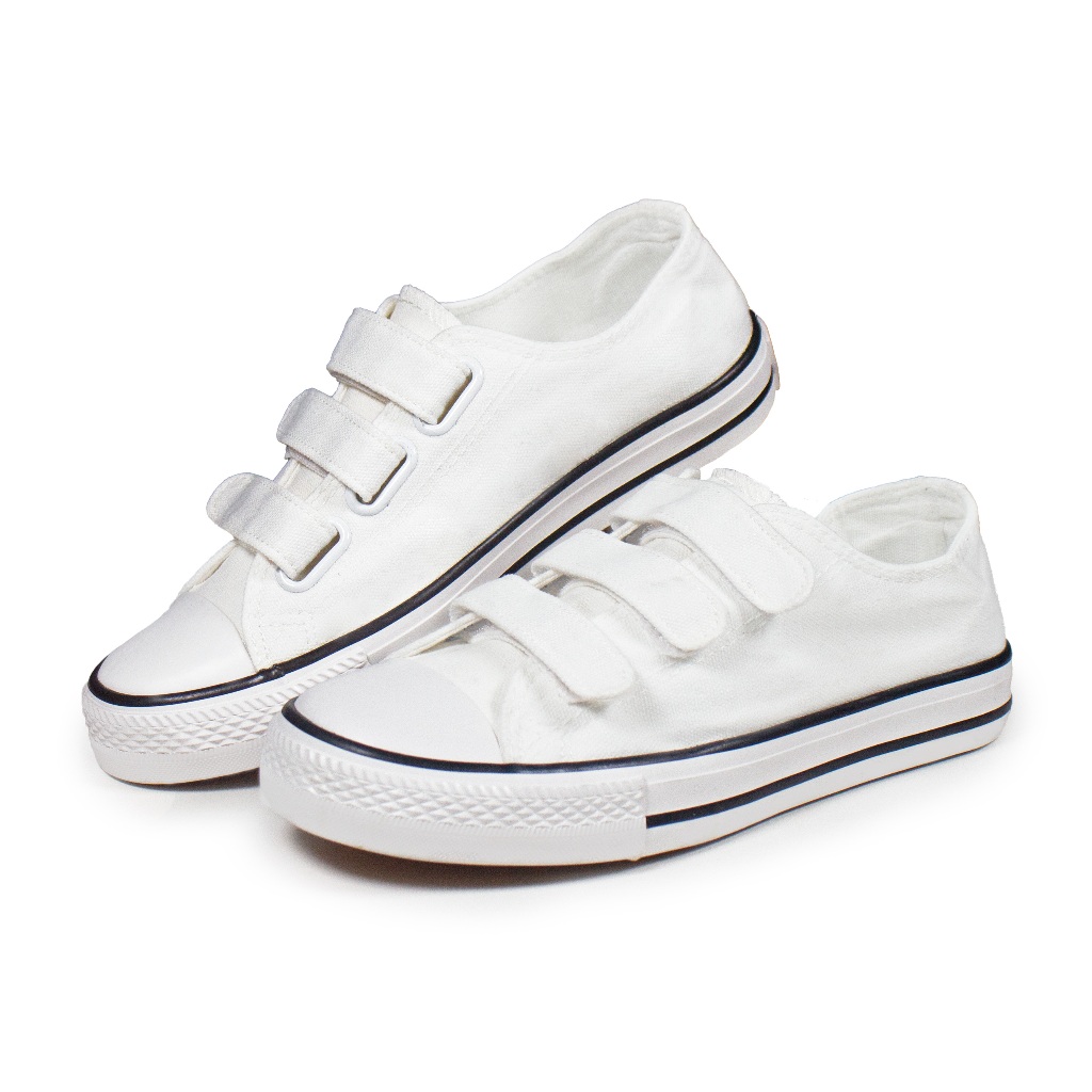 Terlaris Zeodda Yejie Sepatu Kanvas Putih Hitam Unisex 1012