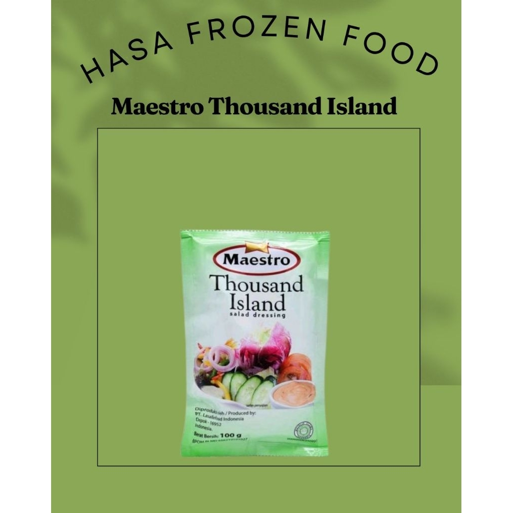 

Maestro Mayonais Pedas | Maestro Wijen Sangrai | Maestro Thousand Island