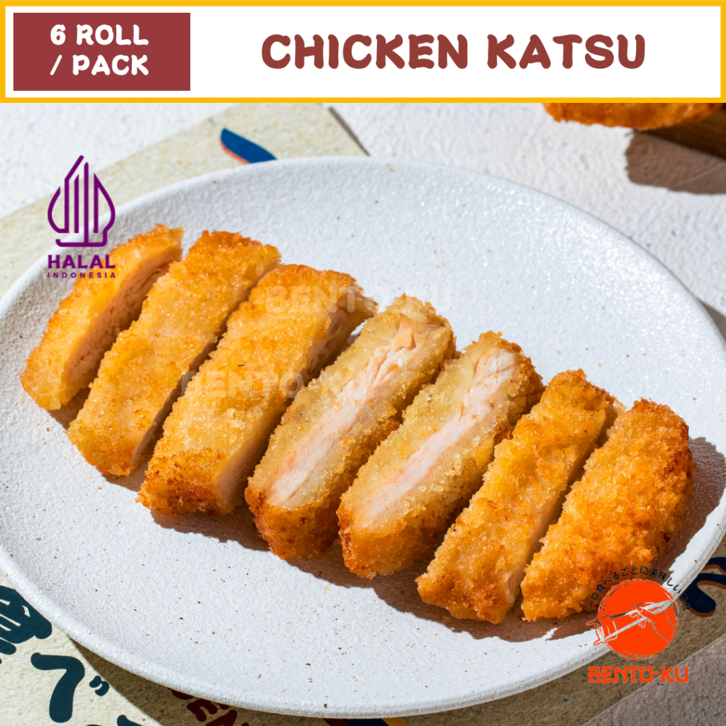 

BENTO-KU | CHICKEN KATSU | HALAL | 5 Pcs / Pack | 100% PREMIUM INGREDIENTS