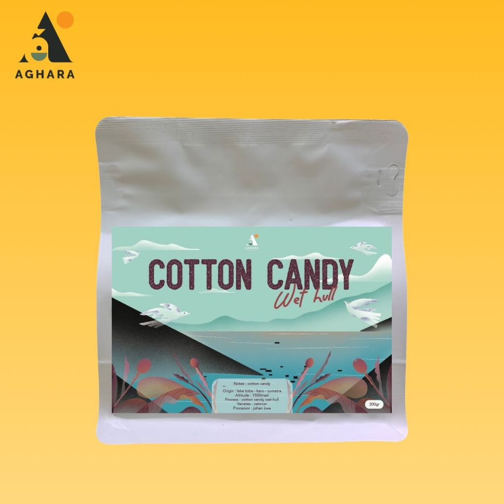 

Cotton Candy wet hull - Aghara Coffee Roaster