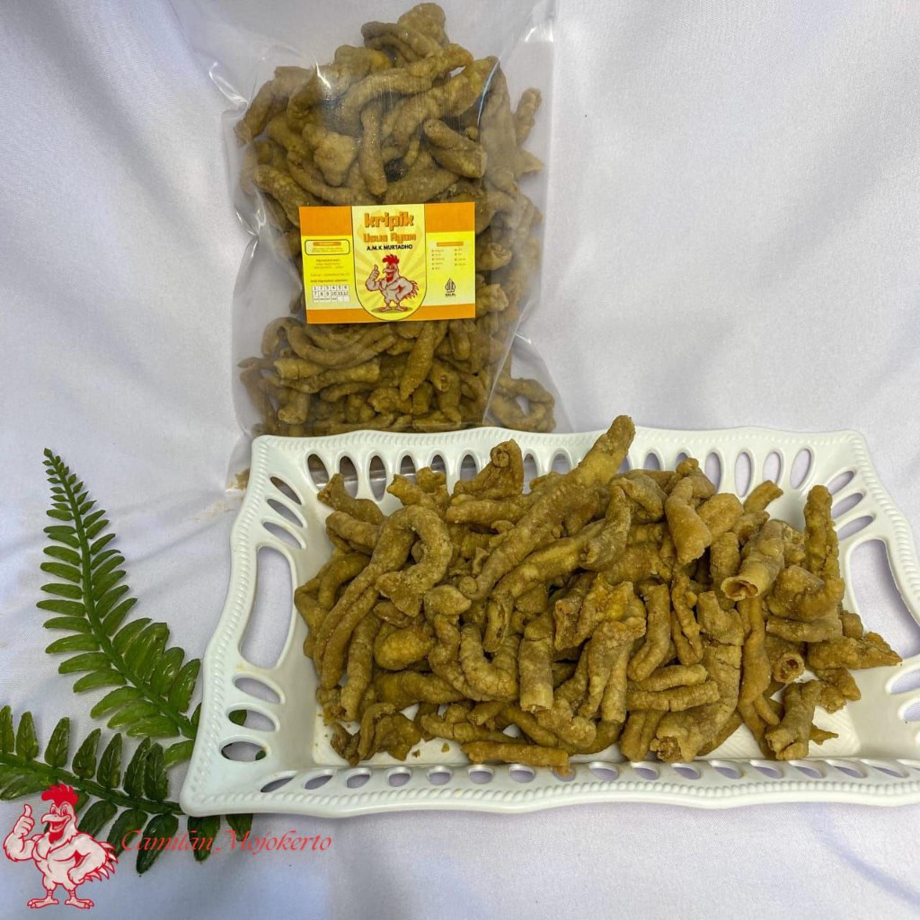 

Cemilan Kekinian Usus Ayam Renyah Enak 500 Gram Siap Saji Termurah Viral