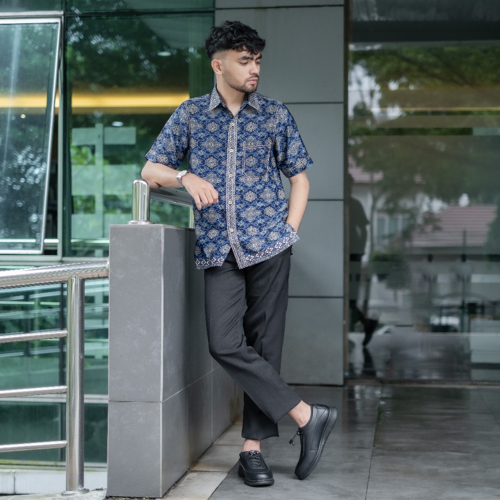 Garansi Volve - Sepatu Kerja Pria Wave Black