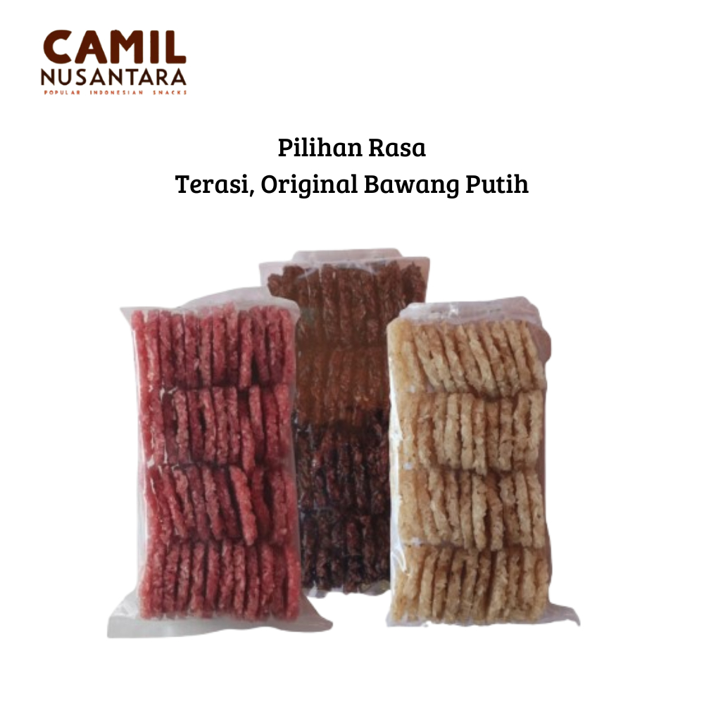 

Rengginang Mentah Ketan Asli Berat 500gr Isi 40 Keping Rasa Terasi Bawang Original Gurih Renyah