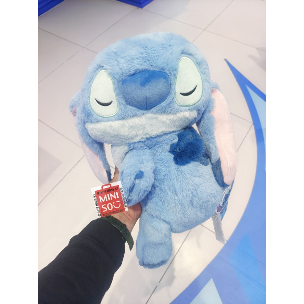 MINISO 🆕 2in1 Boneka Plush + Extra Large Selimut DISNEY STITCH Collection