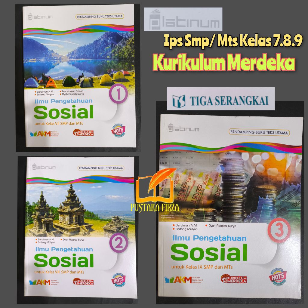 Platinum Ips Smp/Mts Kelas 7.8.9 Kurikulum Merdeka Akm Hots Tiga Serangkai