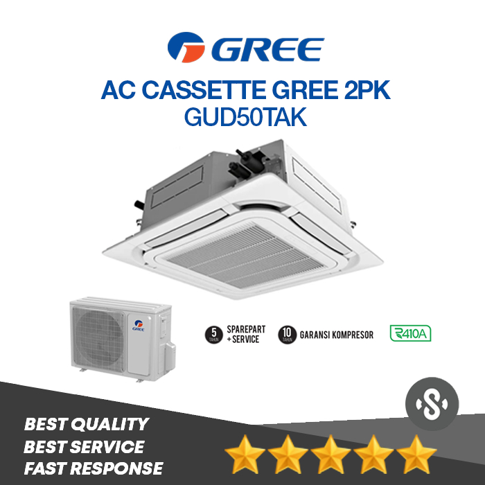 Gree AC U-Match Series-Cassette 2PK / AC GREE GUD50T/A-K / AC cassette Gree 2pk / AC GREE GUD50TAK /
