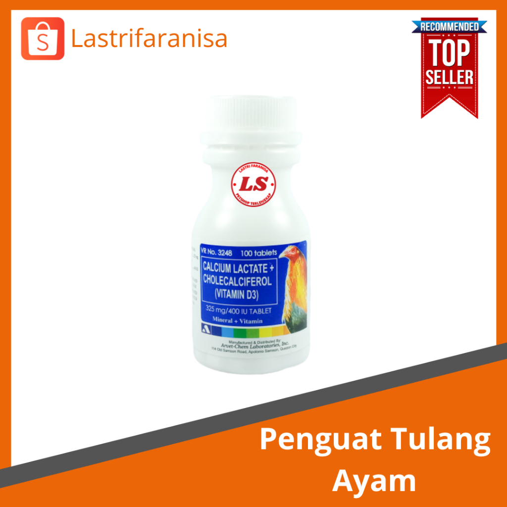 CALSIUM FILIPIN Kalsium Lactat Kalsium Ayam Kalsium Filipin Penguat Tulang Import Obat