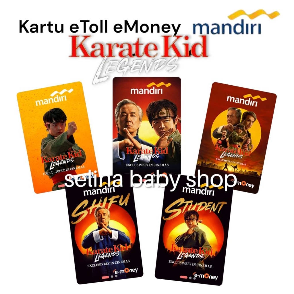 Kartu Mandiri eToll eMoney edisi KARATE KID