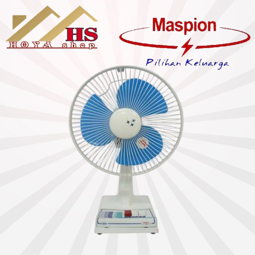 MASPION kipas angin meja 9 inch F23D, deskfan maspion F23D