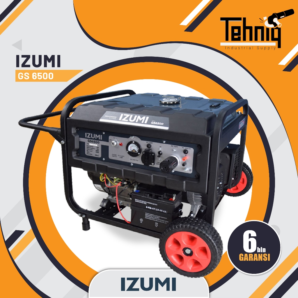 Izumi GS6500 Mesin Generator Bensin Genset Gansoline Listrik 5000 Watt 5.0KW