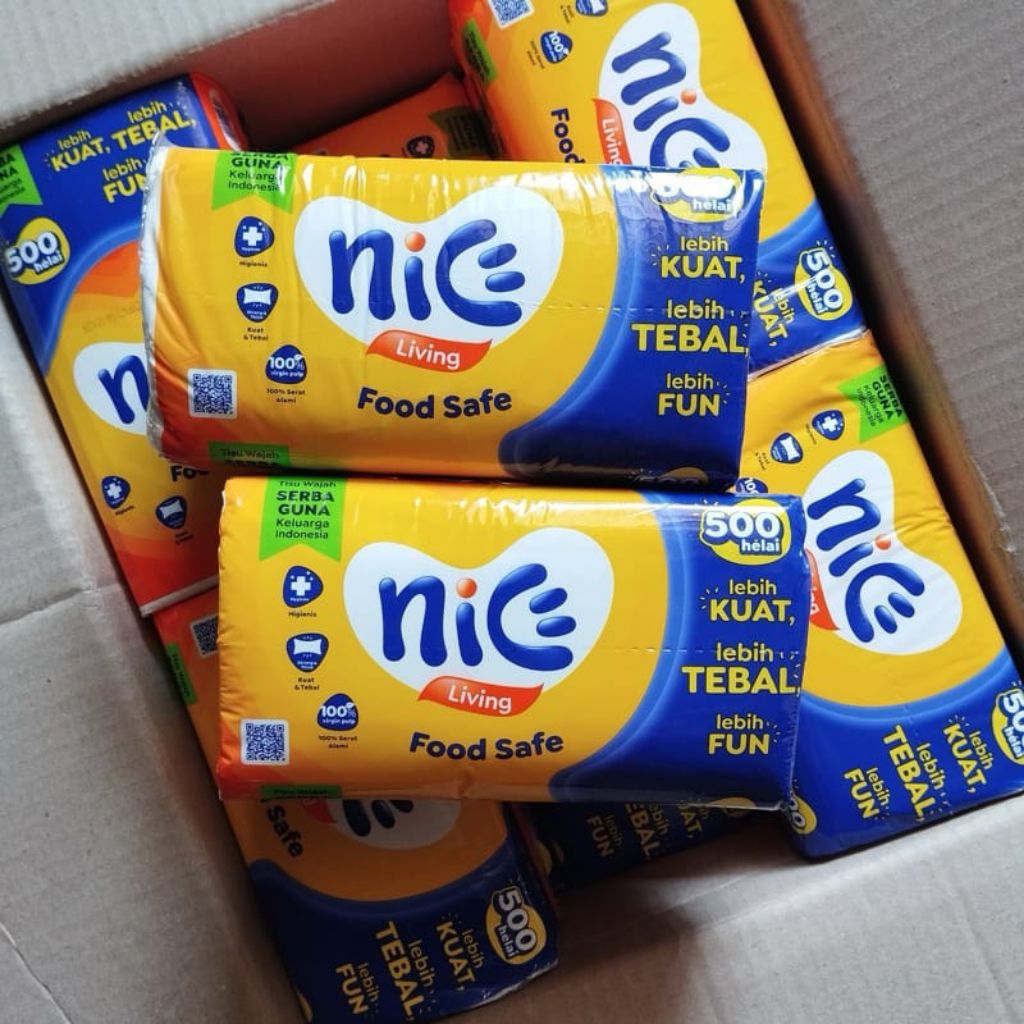 tissue nice tisu serbaguna 500 helai 2 ply besar tebal