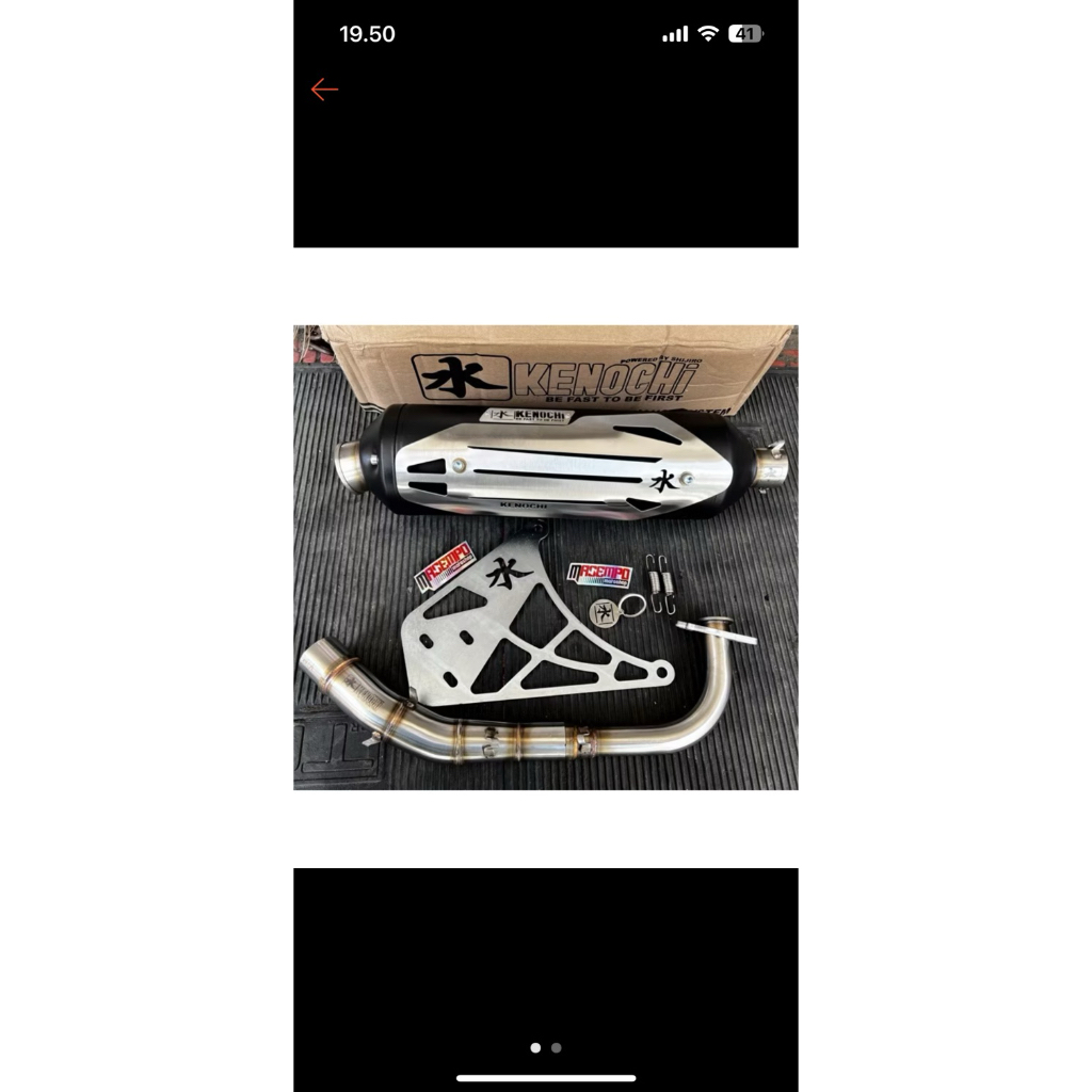 Knalpot mio sporty KENOCHI K1 Black