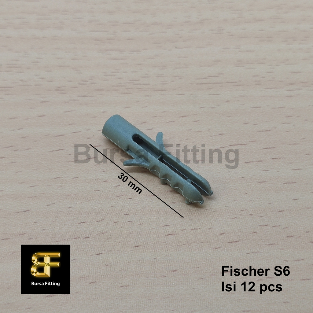 Fisher S6 isi 12 pcs / fisher tembok / fisher sekrup / fiser / viser