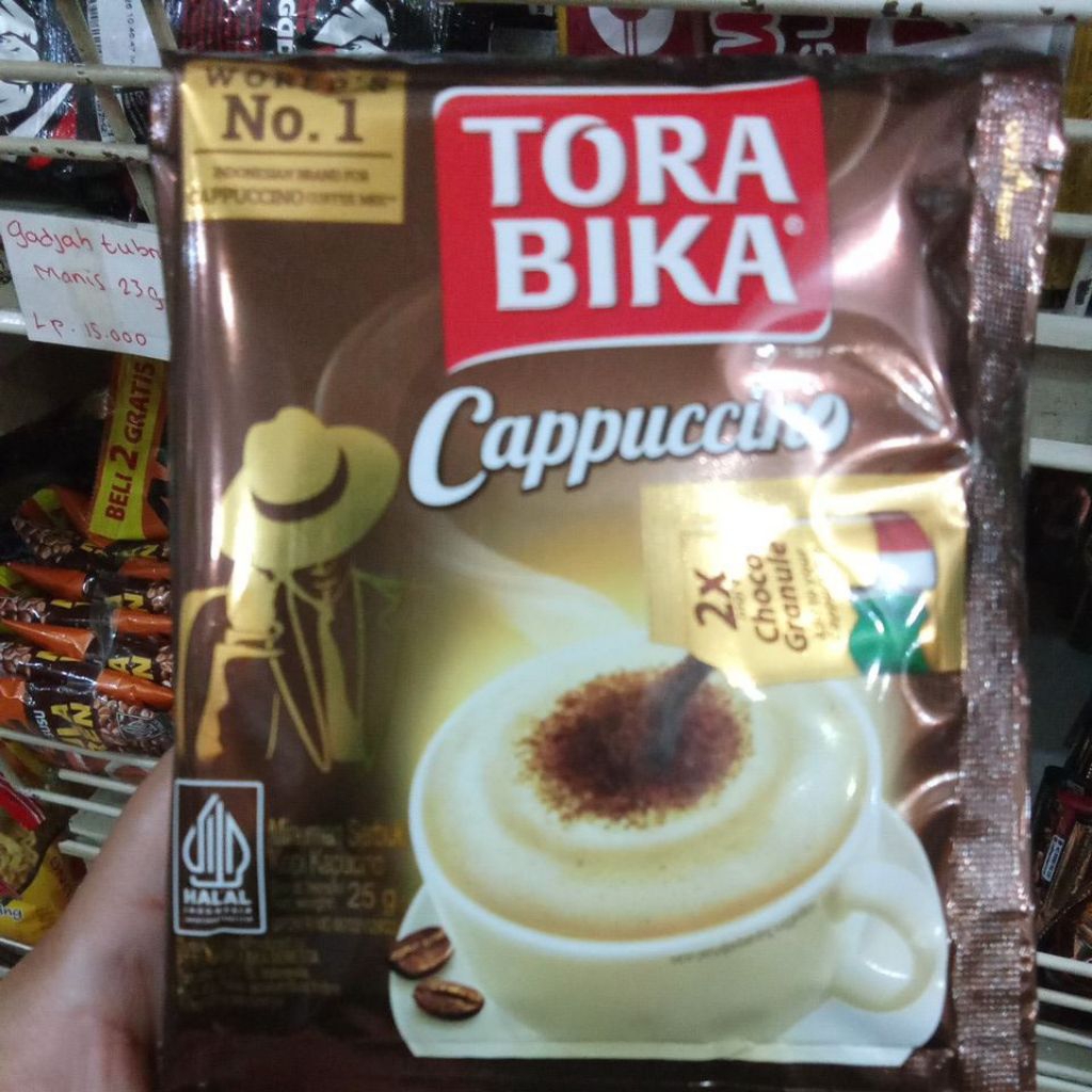 

Tora Bika Cappucino 25gr Renteng Isi 10 Sachet