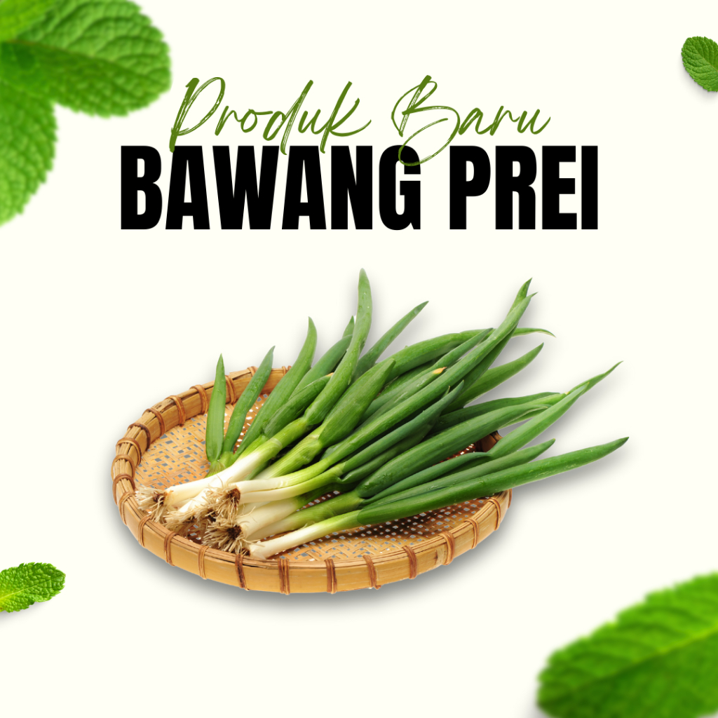 

Sayur Bawang Prei 100gram / Sayur Prei / Sayuran Daun / Masakan Sayur / Sayur Daun Prei