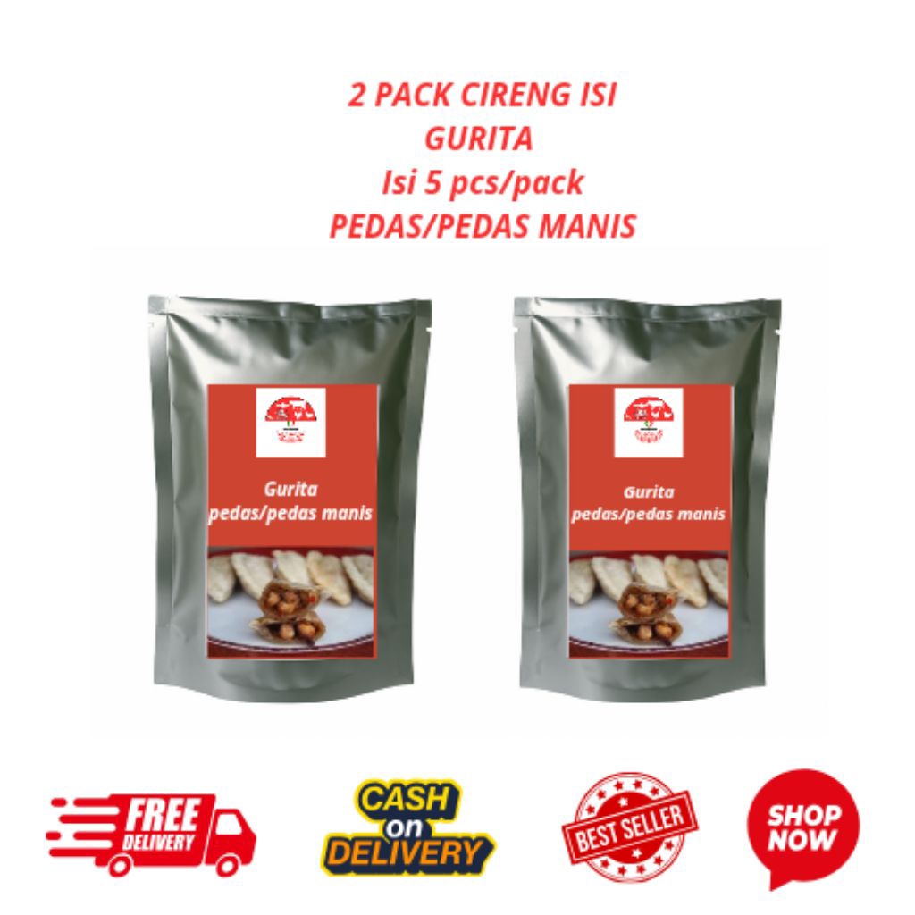 

2 Pack Cireng Isi Kraken/Gurita Viral! Pedas & Pedas Manis – Vacuum, Awet, COD