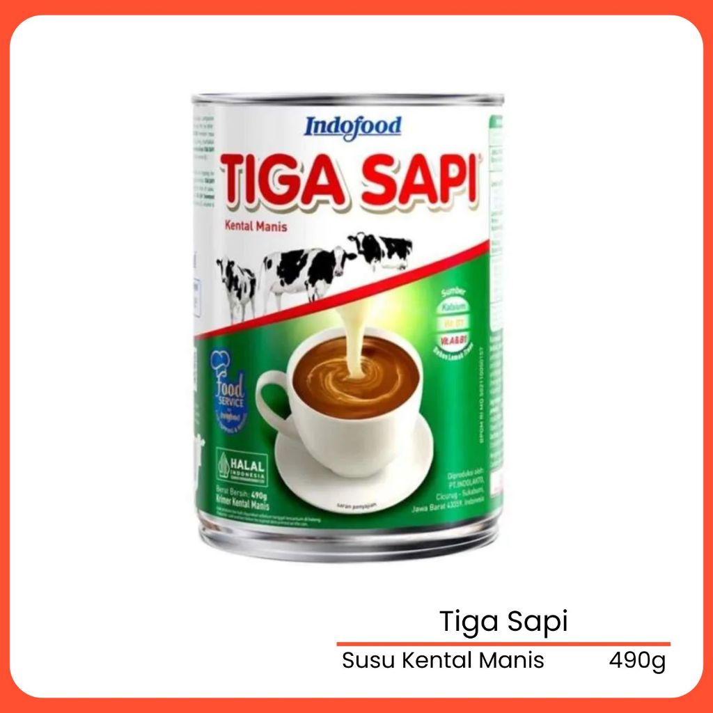 

Tiga Sapi Susu Kental Manis SKM 490g