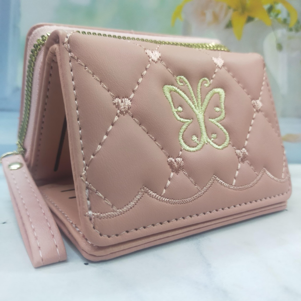 DOMPET LIPAT KECIL WANITA IMPORT BANYAK KARTU / DOMPET KECIL KARTU KASUAL