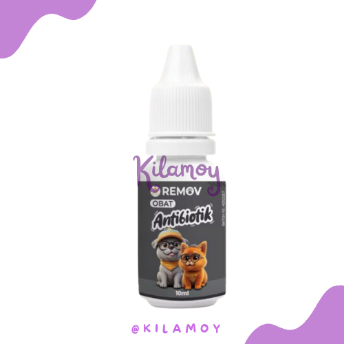 REMOV Obat Antibiotik Kucing & Anjing 10ml